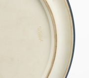 WEDGWOOD antique English blue Jasper Ware pottery cheese dish and cover with Etruscan decoration, early 19th century, impressed "WEDGWOOD", 13cm high, 23cm diameter - 5