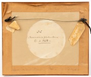 MARIAN ELLIS (ELLIS) ROWAN (1848-1922), Swainsona procumbens, N. S. Wales, watercolor and gouache, signed "Ellis Rowan" and titled verso, 15.5cm diameter, 30 x 35cm overall - 3