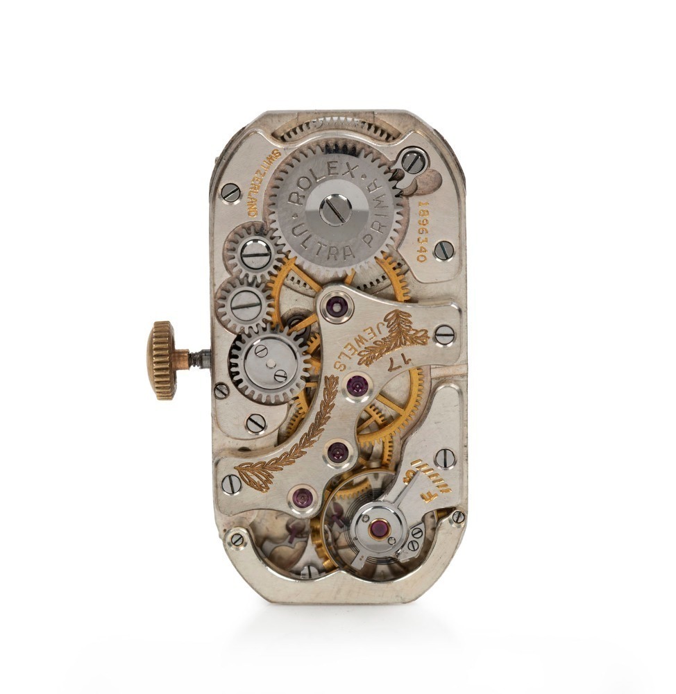 ROLEX PRINCE OBSERVATORY wristwatch in 9ct rolled gold case with manual movement in original Rolex branded plush box later 9ct gold mesh bracelet hallmarked London 1970