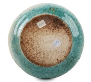 JOHN PERCEVAL and ARTHUR MERRIC BOYD pottery fruit bowl with painted decoration of bird and ferns, incised "Arthur Merric Boyd", 24cm diameter - 2