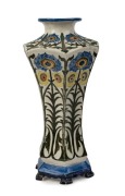 ALICE BOTT Australian art pottery vase with floral motif, signed "A. Bott, 1936, handmade", 32cm high