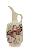 HOGUE Australian art pottery ewer beautifully decorated with applied fairy motif, signed "P. K. Hogue", 31cm high