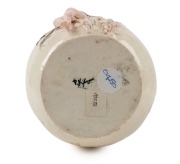 HOGUE Australian art pottery ewer beautifully decorated with applied fairy motif, signed "P. K. Hogue", 31cm high - 2