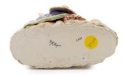 HOGUE Australian art pottery flower trough with applied female figure and urn, signed "P. K. Hogue", 17cm high, 19cm wide - 2