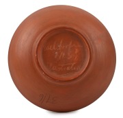 CARL COOPER pottery bowl with sgraffito fish design, incised "Carl Cooper, Australia, 1963", 15cm diameter - 2