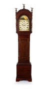 WHITEHALL, NEWPORT: An antique Welsh mahogany eight day long case clock, circa 1845.