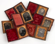 Group of seven assorted mid-19th century&nbsp;portrait photographs, comprising three daguerreotypes and four ambrotypes. (7 items) - 2