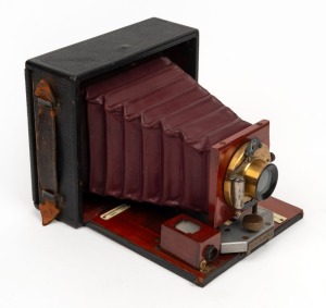 CANADIAN CAMERA CO.: 'Gem Clenco.I' 4 x 5" plate field camera, c. 1932.