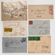 German States & early Reich postal history including pre-stamp entires, postal stationery items, and a quantity of later items. Well worth your attention. (148 items + 14 Consular seals, etc.) - 2