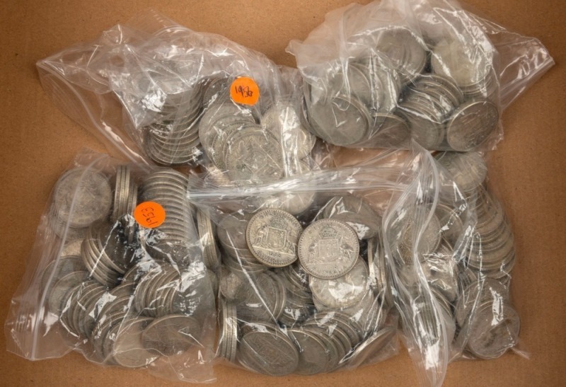 An accumulation, comprising of 1953 (58), 1954 (63), 1956 (34),1957 (53) and 1958 (37). (Total: 245 coins).