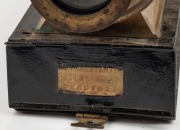 RILEY BROS. BRADFORD: 'The Praestantia' magic lantern, c. 1895, with maker's embossed plate&nbsp;at base and similar engraving on barrel of lens. - 3