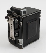 GRAFLEX: Speed Graphic folding 3&frac14; x 4&frac14;" plate camera, c. 1930, with Optar 135mm f4.7 lens [#884480] and Kalart Synchronized&nbsp;Range Finder attachment [#B90882]. - 4