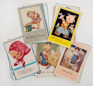 MABEL LUCIE ATTWELL: Artist cards, all different; most postally Used. (23).