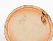 DOULTON LAMBETH antique English pottery jug with limerick "Bitter Must Be The Cup That A Smile Will Not Sweeten", late 19th century, impressed factory mark to base, 18cm high - 3