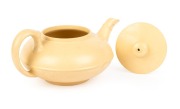 WEDGWOOD "Caneware" antique English pottery teapot, circa 1830, impressed "WEDGWOOD", 8cm high, 16.5cm wide - 2