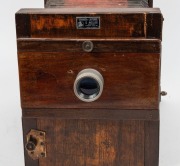 DEMARIA-LAPIERRE & MOLLIER: 15&nbsp;x 10cm plate tailboard camera, c. 1900s, with H. Roussel Paris Trylor&nbsp;135mm f4.5 lens [#436353]. - 2