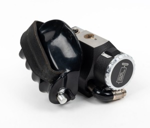 BOLEX-PAILLARD: Battery-powered Power Hand-grip attachment for Bolex H-16 movie cameras.