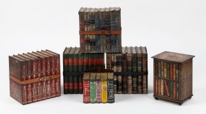 Six vintage biscuit tins in book form including Huntley & Palmer, and Crumpsall, 19th/20th century, ​​​​​​​the largest 16cm high