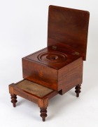 Antique Colonial cedar commode bedroom&nbsp;steps, New South Wales origin,&nbsp;mid 19th century, 45cm high, 46cm wide, 45cm deep - 2