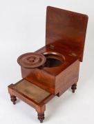 Antique Colonial cedar commode bedroom&nbsp;steps, New South Wales origin,&nbsp;mid 19th century, 45cm high, 46cm wide, 45cm deep - 3
