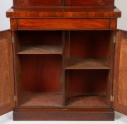 An early Colonial Australian cedar bookcase with crossbanded edge and astragal glazed doors, Tasmanian origin, early to mid 19th century, ​​​​​​​211cm high, 95m wide, 48cm deep - 2