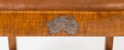 HARRY GOLDMAN of Melbourne, important exhibition carver armchair, figured eucalypt, circa 1924, - 2
