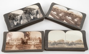 KEYSTONE VIEW COMPANY: Group of one hundred early 20th-century stereo cards, with views of England, the United States, and many others. (100 cards)