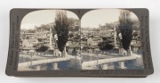 KEYSTONE VIEW COMPANY: Forty-eight 'World War through the Stereoscope Volume 1' stereo cards in maker's cloth-lined box, c. 1918. (48 cards) - 2