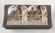 KEYSTONE VIEW COMPANY: Complete set of one hundred 'Tour of the World Volumes I & II' stereo cards in maker's cloth-lined box. (100 cards) - 2