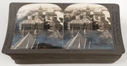 KEYSTONE VIEW COMPANY: Complete set of one hundred 'India'-series stereo cards, c. 1900s, in maker's cloth-lined box. (100 cards) - 2