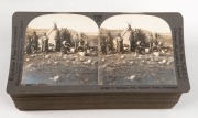 KEYSTONE VIEW COMPANY: One hundred 'Tour of the World Volumes VII/VIII'-series stereo cards in maker's cloth-lined box. (100 cards) - 2
