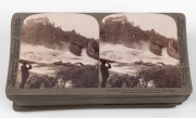 UNDERWOOD & UNDERWOOD: Ninety-six 'Switzerland'-series stereo cards in maker's cloth-lined box, c. 1903. (96 cards) - 2