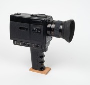 BOLEX-PAILLARD: Bolex 580 Sound Super-8 movie camera [#026], c. 1977, with Bolex Vario 7.5-60mm f1.7 lens and lens hood. - 2