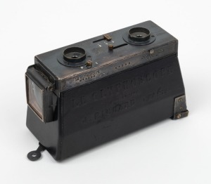 RICHARD JULES: Type 1 Glyphoscope stereo plate camera [#44995], c. 1904.