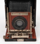 BUTCHER & SON: 'The Ralli' 3 x 4" plate field camera, c. 1906, with Ross Homocentric 5&frac12;" f5.6 lens and folding Newton finder. - 2