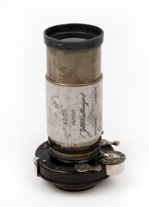 DALLMEYER: 'Adon' telephoto extension, attached to lens marked 'ACME TB' with accompanying mounting flange.