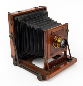 4¾ x 6½" plate field camera with Taylor, Taylor & Hobson Cooke Series III 7.8" lens [#19048].