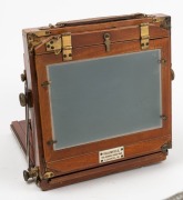 FALLOWFIELD:&nbsp;4&frac34; x 6&frac12;" plate field camera, c. 1890s, with Beck Symmetrical lens and roller-blind shutter. - 3