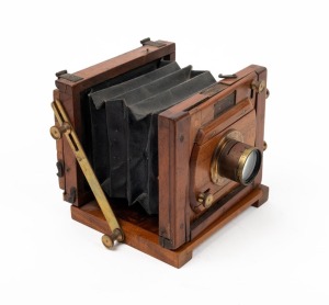 3⅛ x 4⅛" plate field camera with Meyer-Görlitz Jhagee Anastigmat Trioplan 18cm f6.3 lens [#525027].