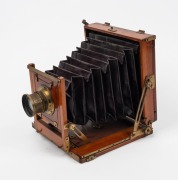 ETAH LONDON: 'Etah'&nbsp;4&frac34; x 6&frac12;" field camera, c. 1910, with Thornton-Pickard Rectoplanat lens. - 2