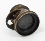 CL&Eacute;MENT & GILMER: 'Wide Angle&nbsp;8&frac12; x 6&frac12;' brass lens, c. 1890s, with focal length of approx. 4.5cm and lens diameter of approx. 3.5cm. - 3
