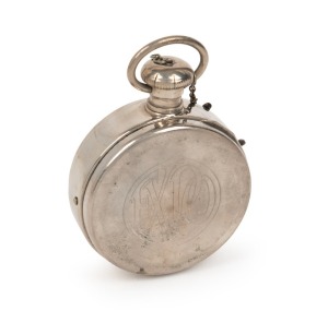 HOUGHTON: Ticka pocket watch-style camera, c. 1905, in chrome.