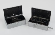 WHITTAKER: Two c. 1946 Micro 16 subminiature cameras, one with plain chrome detailing, the other with red-ink. (2 cameras) - 3