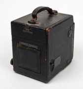 GRAFLEX: Revolving Back Graflex Series B plate camera, c. 1923, with Ross-Kodak Anastigmat 6" f4.5 lens [#110629] and film pack adapter attachment. - 3