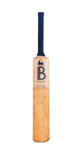BEN HOLLIOAKE'S MATCH-USED CRICKET BAT: Full size "Bradbury - Sterling" Cricket Bat. Fair/Good match-used condition.