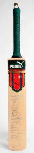 "Puma" Cricket Bat endorsed "Save Foundation Game, 4th December 2002", with 19 signatures including Greg Matthews, Kim Hughes, Clive Rice & Collis King.