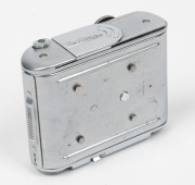 CONCAVA: Tessina&nbsp;Automatic 35 subminiature camera [#63514], c. 1960s, in chrome with Tessinon&nbsp;25mm f2.8 lens. Offered in maker's box with instruction booklet and warranty card. - 3