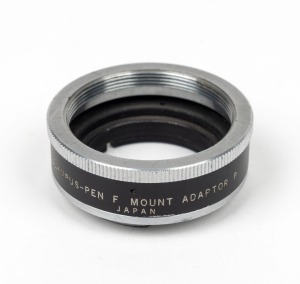 OLYMPUS: Olympus-Pen F Mount Adapter P, suitable for use with Pentax and Praktica lenses, among others.