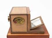GIROUX ALPHONSE: 1/3 scale replica Daguerreotype camera, c. 1970s. Produced by Jerry Smith. - 3