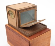 GIROUX ALPHONSE: 1/3 scale replica Daguerreotype camera, c. 1970s. Produced by Jerry Smith. - 4